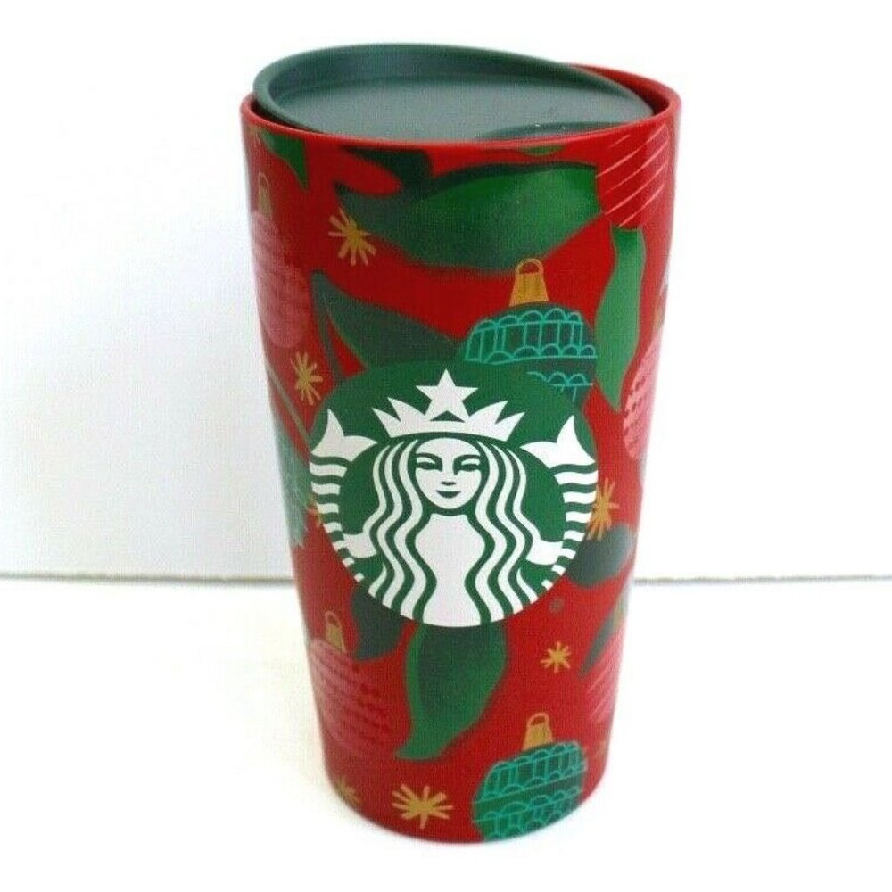 Starbucks Holiday 2019 Ornament Ceramic Traveler Mug Tumbler 12 oz